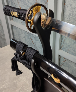 Munenori San-mai Tiger Wakizashi - samurajský meč