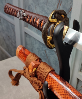 Munenori Snake King Katana San-mai gitae - samurajský meč