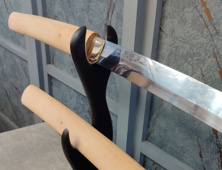 Munenori Shirasaya Tamahagane Katana - samurajský meč