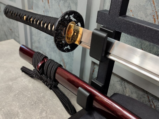 Munetoshi Katana Lion Red Saya - samurajský meč