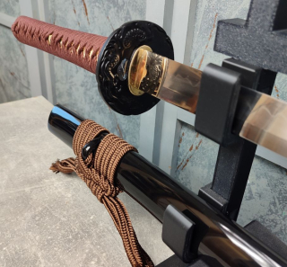 Kojiro Ryujin Katana with bo-hi brown - samurajský meč